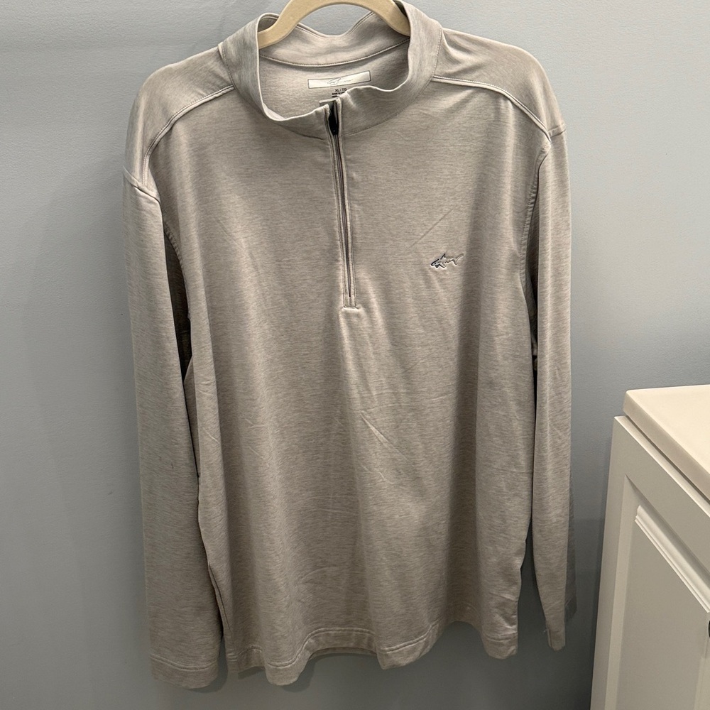 Greg Norman Collection Light Gray Pullover - image 1